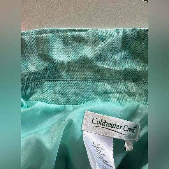 Coldwater Creek Southwestern Aztec Print Jacket Multicolor Cotton Women’s Sz XL - Picture 6 of 8